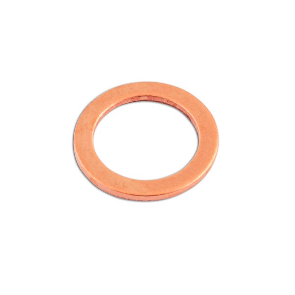 Copper Washers - Sealing - M10 x 14.0mm x 1.0mm - Pack Of 100
