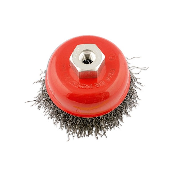 Crimped Brush - Cup Type - 75mm x M10