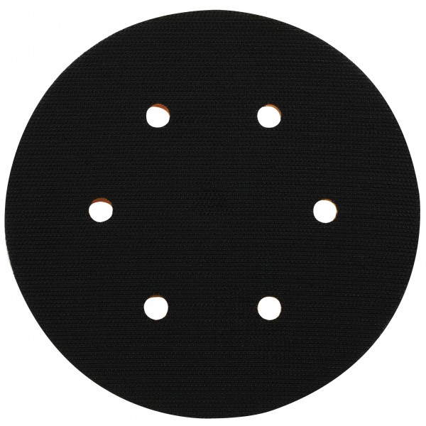 Backing Pad - 6 Hole Hook and loop - Single