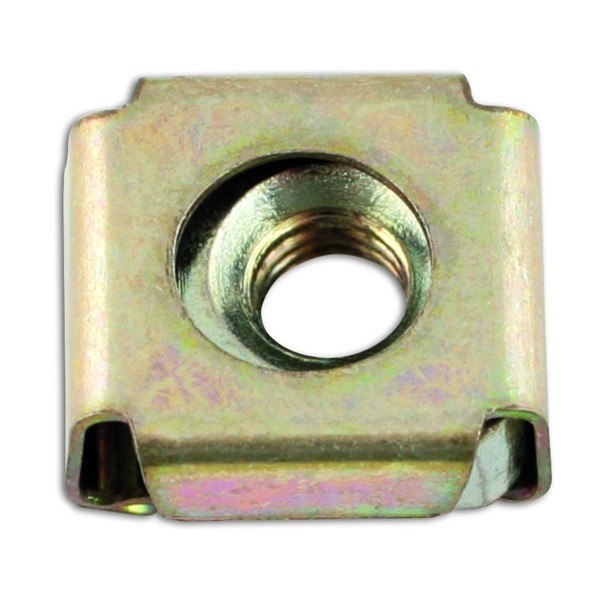 Cage Nuts- 6.0mm x 1.6mm Hole Size - Pack Of 100