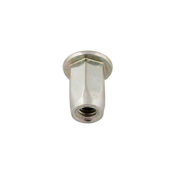 Full Hex Threaded Insert - 6.0mm - Pack Of 50