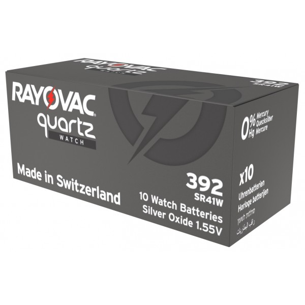 Watch Battery 392 - Silver Oxide 1.5V - Box of 10