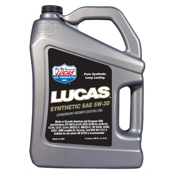 5W20 Synthetic Motor Oil - 5 Litre