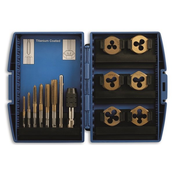 Tap & Die Set - Alloy Steel - 13 Piece