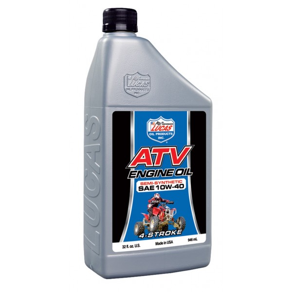 10W40 SAE Semi-Synthetic Motorcycle ATV Oil - 946ml