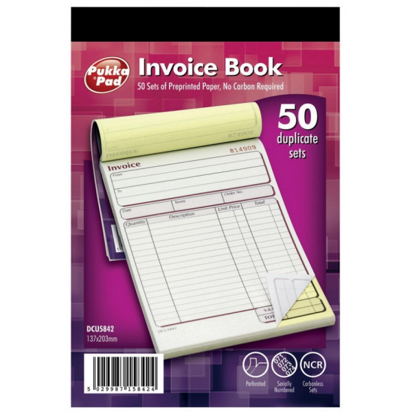 Duplicate Invoice Book - 60gsm - 100 Sheet