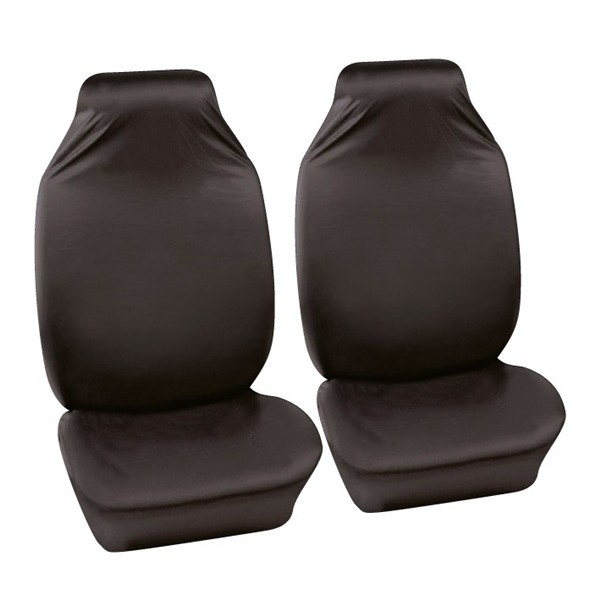 Car Seat Cover Defender - Front Pair - Black