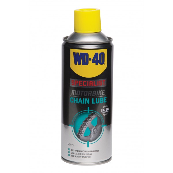 WD40 Specialist Motorbike Chain Lube 400ml KMC Car Parts