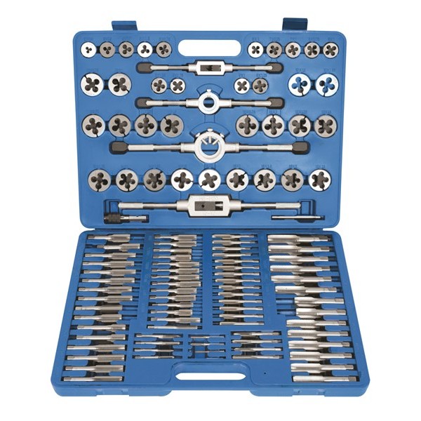 Tap & Die Set - Alloy Steel - 110 Piece