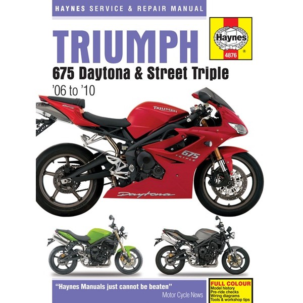 Motorcycle Manual - Triumph 675 (2006-2010)
