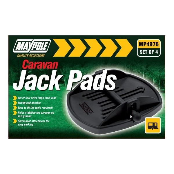 Caravan Jack Pads - Pack of 4