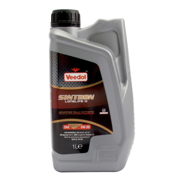 Sintron Longlife III 5W-30 - Fully Synthetic - 1 Litre
