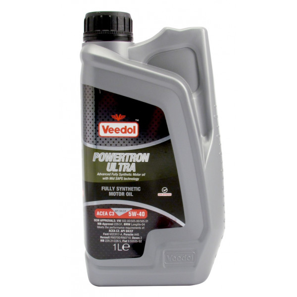 Powertron Ultra 5W-40 - Fully Synthetic - 1 Litre
