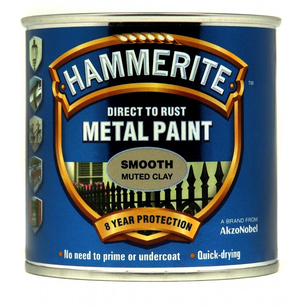 Direct To Rust Metal Paint - Smooth Muted Clay - 250ml