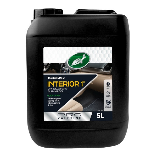 Turtle Wax Interior 1 Upholstery Shampoo 5Ltr