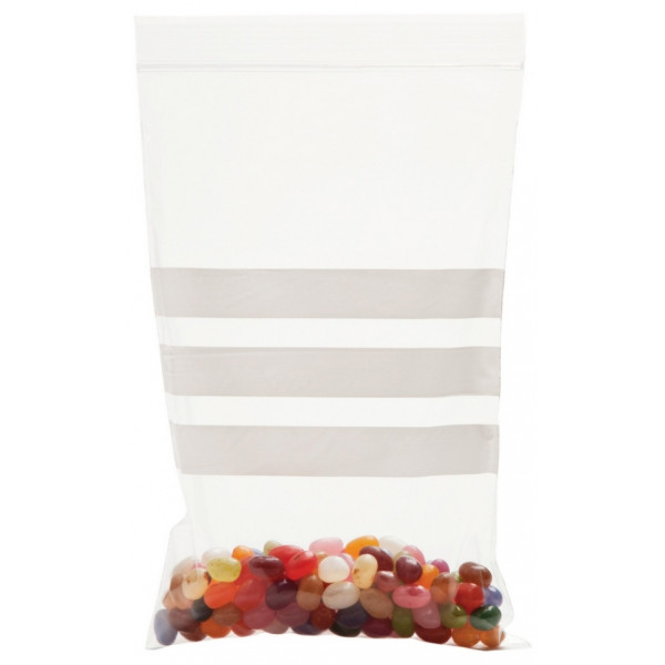 Write On Panel Grip Bags - 150 x 225mm - Box of 1000