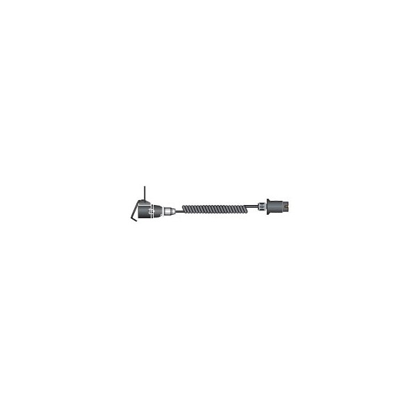 Plug & Socket - Extension Lead Curly - 12N - 7-Pin