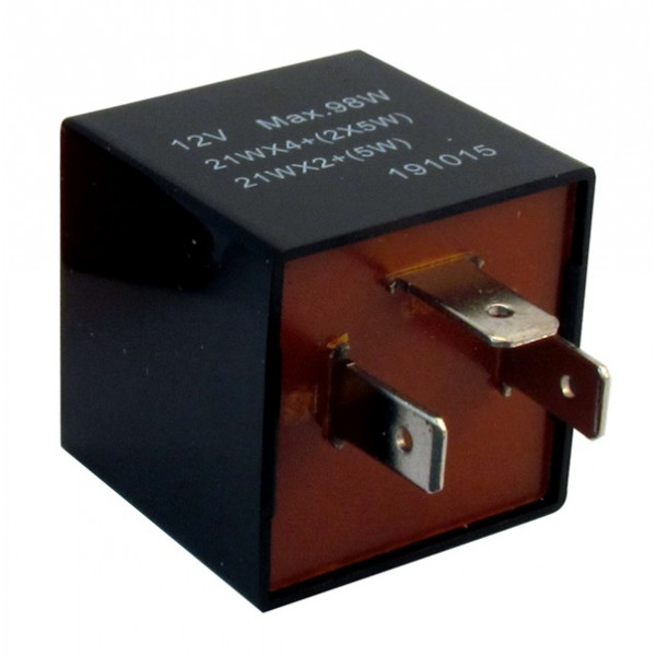 Flasher Relay - 12V - 92A - 3-Pin - Plug Type