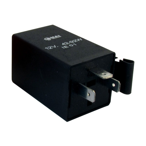 Flasher Relay - 12V - 92A - 3-Pin - Clip Type