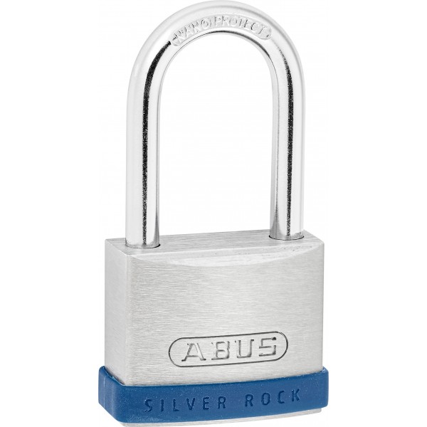 Silver Rock 5 Zinc Padlock - 40mm Long Shackle (39mm)