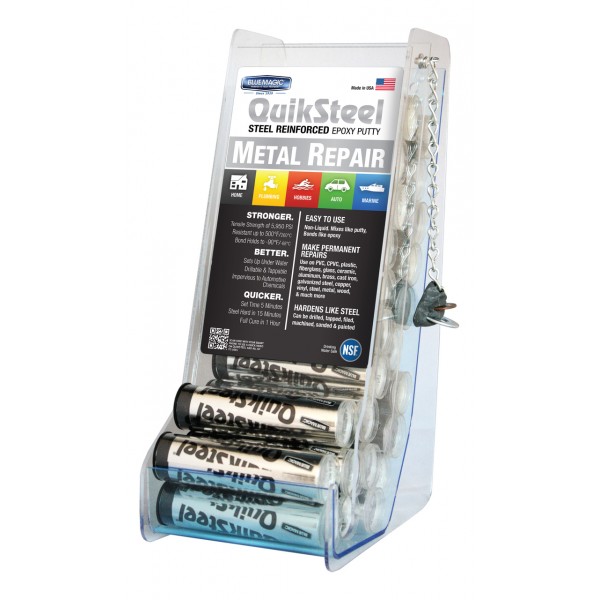 Steel Epoxy Putty - 24 x 2oz Stick Acrylic CDU