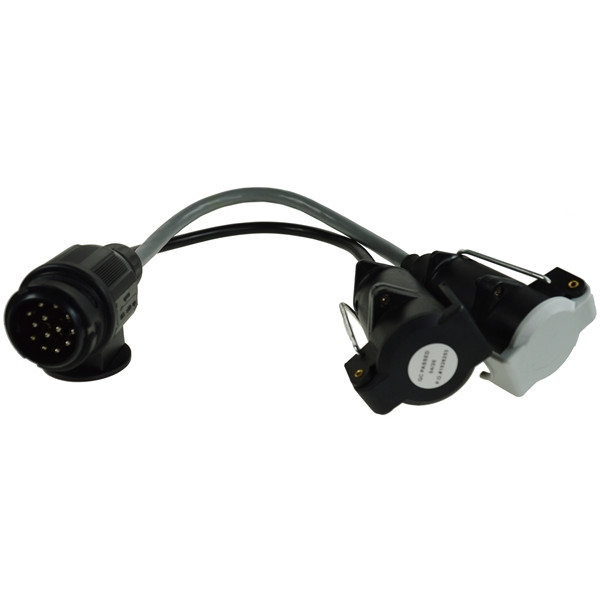 Adaptor Lead - 7 Pin Caravan 12N/12S to 13-Pin Vehicle