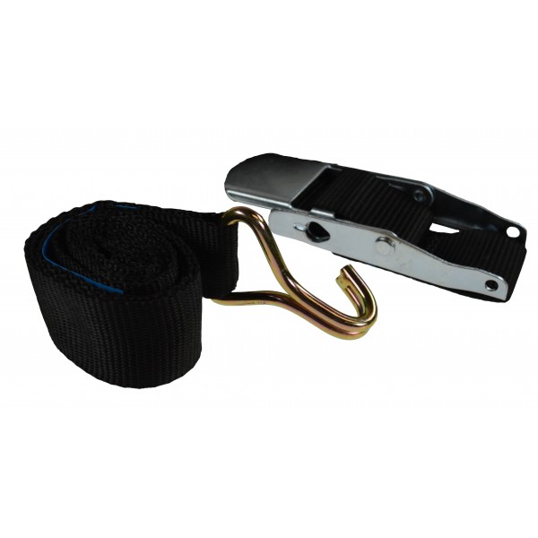 Ratchet Tie Down Strap & Hooks - 5m x 50mm