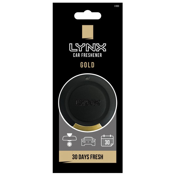 Lynx Gold - 3D Hanging Air Freshener