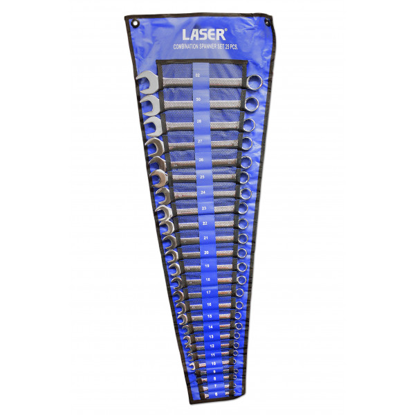 Combination Spanner Set - 25 Piece