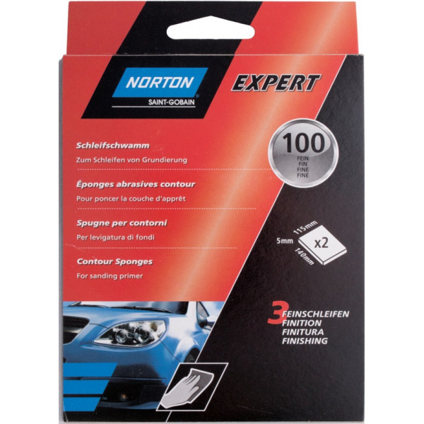 Contour Sanding Sponge - P100 - Pack Of 2