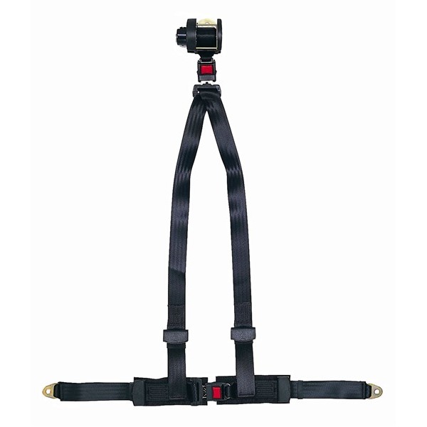 Harness - 3 Point Retracting - Black