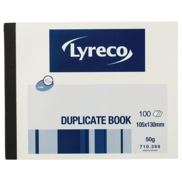 Duplicate Book - 130 x 105mm - 100 Numbered Sheets