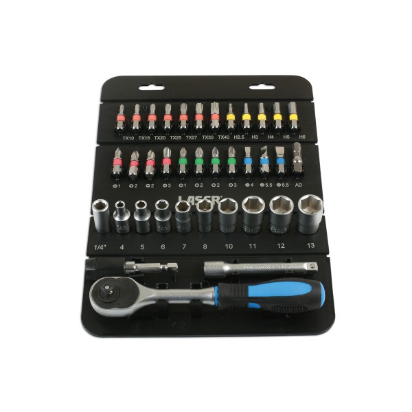 Socket/Bit Set - 1/4in.