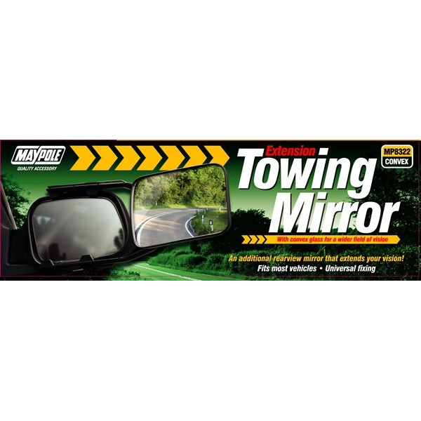 Towing Extension Mirror - Convex Glass