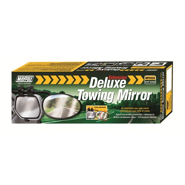 Towing Extension Mirror - Deluxe Flat Glass