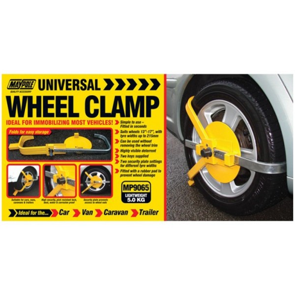 Adjustable Wheel Clamp - 13in.-17in.
