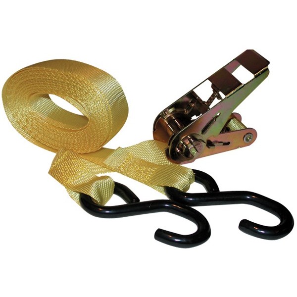 Kwiklok Ratchet Tie Down Strap & Hooks - 5m