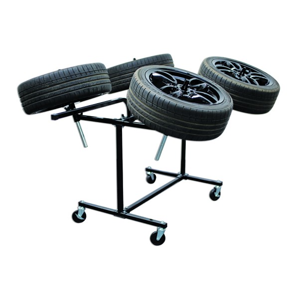 Alloy Wheel Painting Stand - Deluxe heavy duty