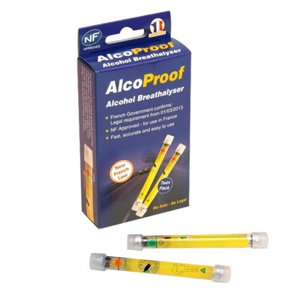 Alcohol Breathalyser Twin Pack - NF Approved