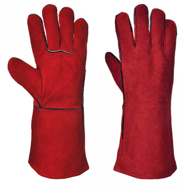 Welders Gauntlet - Red - X Large