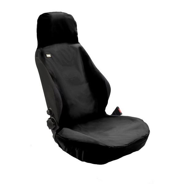 Car Seat Cover - Airbag Compatible - Front - Single - Black