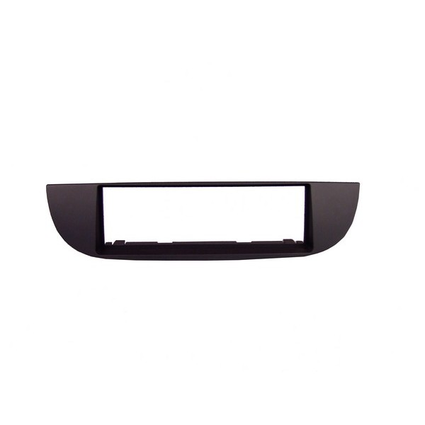 Fascia Panel - Fiat 500 Black - Single DIN