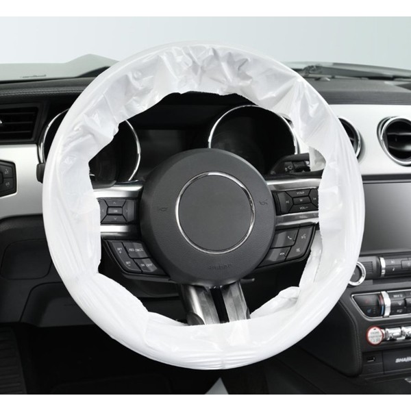 Disposable Stretch Steering Wheel Covers - Roll of 500