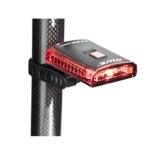 X-Fire™ LED Rear Cycle Light - Black - 10 Lumen