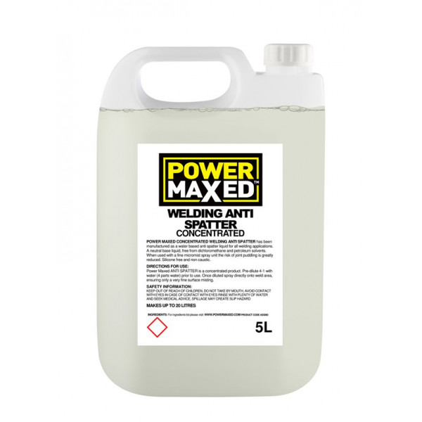 Water Based Welding Anti-Spatter Spray 5Ltr Concentrate