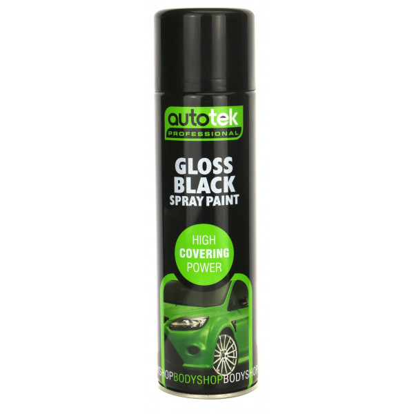 Aerosol Paint - Gloss Black - 500ml