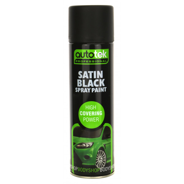 Aerosol Paint - Satin Black - 500ml