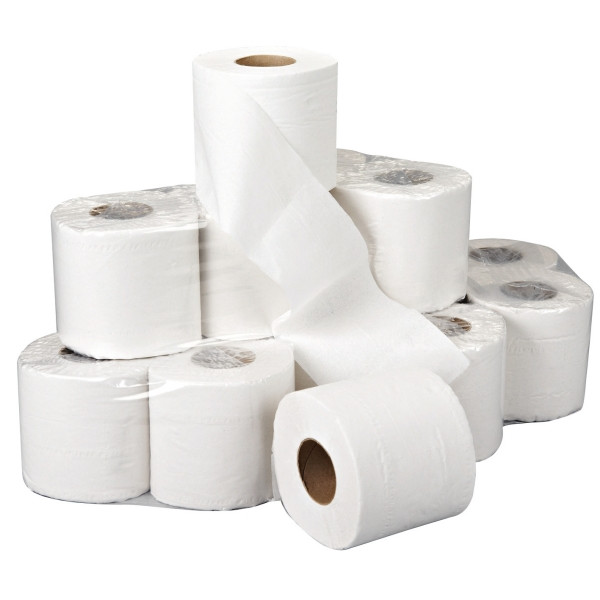 2 Ply White Toilet Rolls - Pack of 36 x 320 Sheets