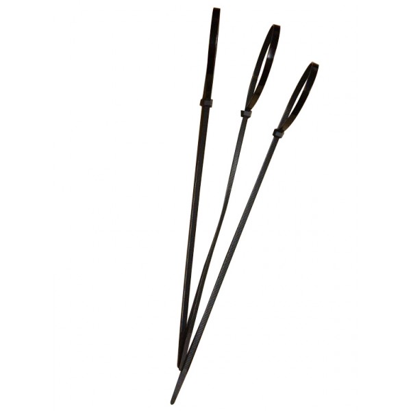 Cable Ties 300mm x 7.6mm Black - Pack of 100