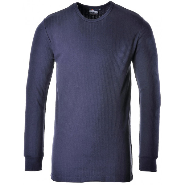 Thermal Long Sleeve T-Shirt - Navy - X Large